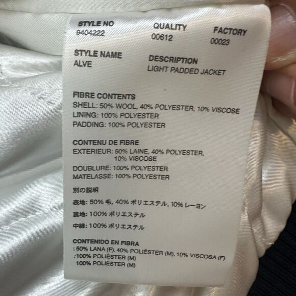 Wesc Tartan Plaid Wool Blend Lightly Padded Jacket EUC Mens Size Large - Picture 12 of 13